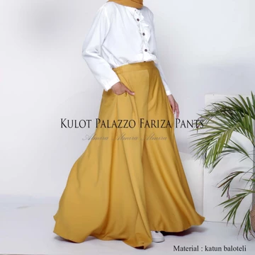Celana Kulot Payung Mayung Lebar Wanita Panjang Premium Cullote Cullotes Fariza Palazzo Pants