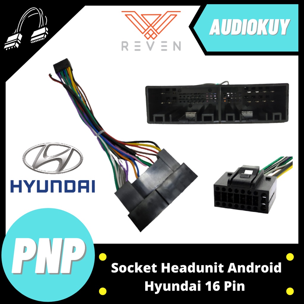 Jual Kabel Adaptor Socket soket Radio Tape Head Unit Hyundai Shopee