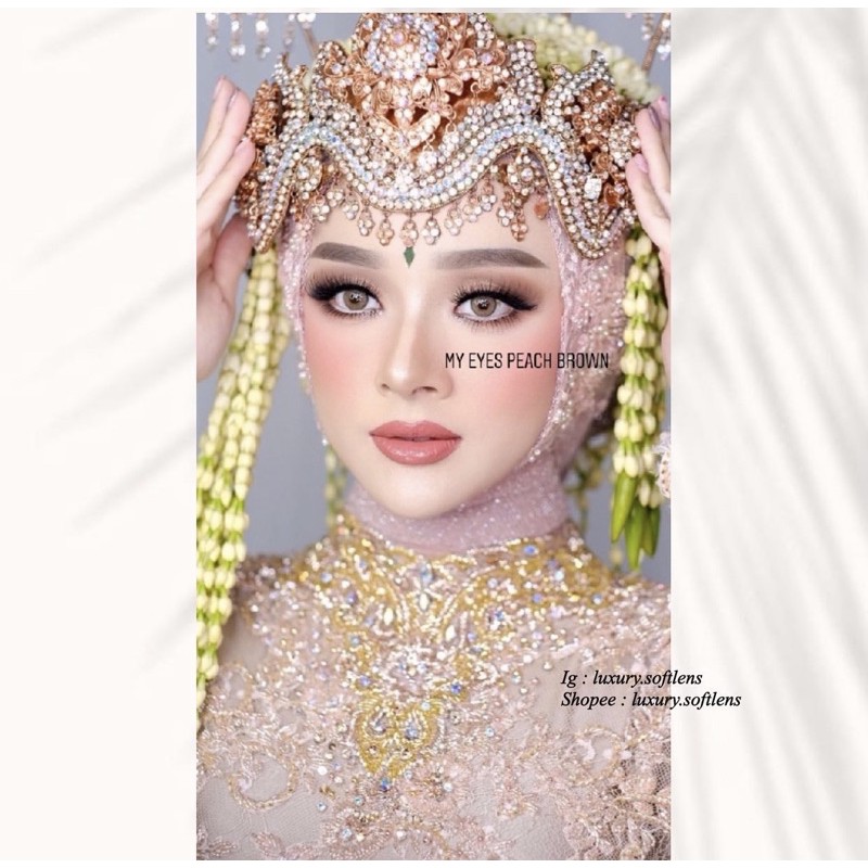 Jual MY EYES BY CTK PEACH BROWN (NORMAL) Shopee Indonesia