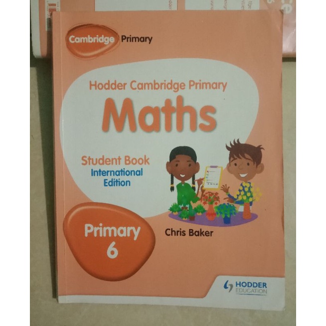 Jual hodder cambridge primary maths 6 student book original shopee