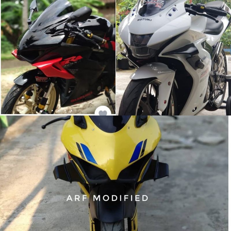 Jual Aero winglet gsx r150 winglet gp gsxr150 winglet gsx | Shopee ...