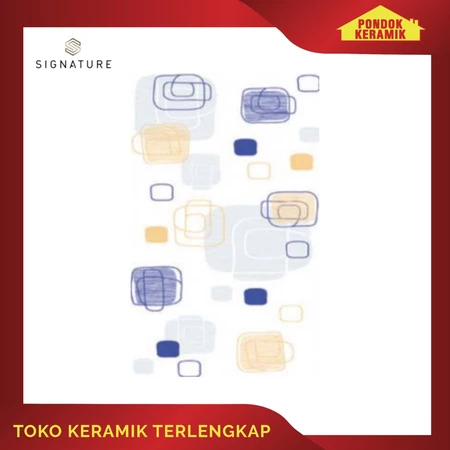 Keramik Dinding Signature 25x40 Altima Blue