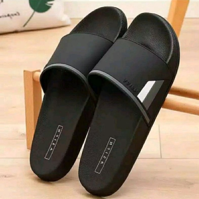 Jual 4.4 Super Shopping Day COD Sandal Flat Triangle Pria Wanita ...