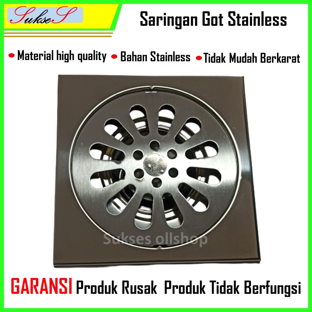 Jual Saringan Got Kamar Mandi Stainless Anti Kecoa Bau Murah Biasa 4 ...