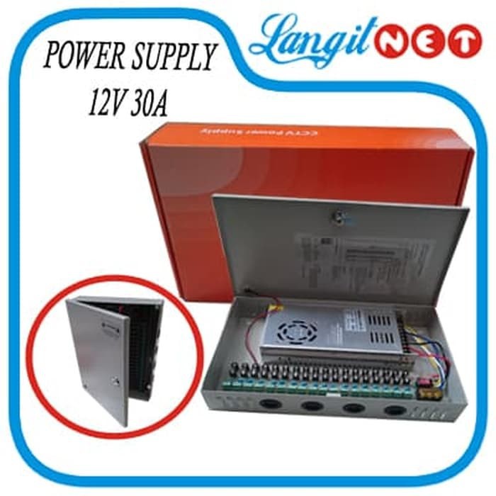 Jual POWER SUPPLY 12V 30A MODEL S-360-12 | Shopee Indonesia
