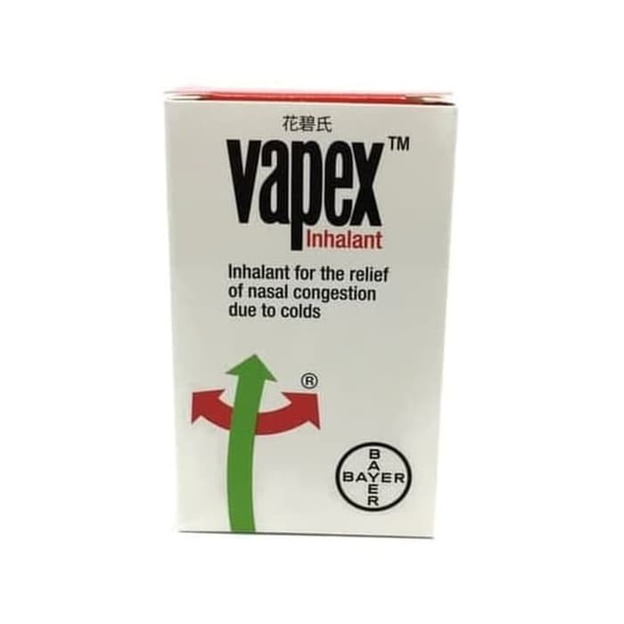 Jual Vapex Inhalant Vapek Vape Inhalan Minyak Pilek Flu Hidung ...