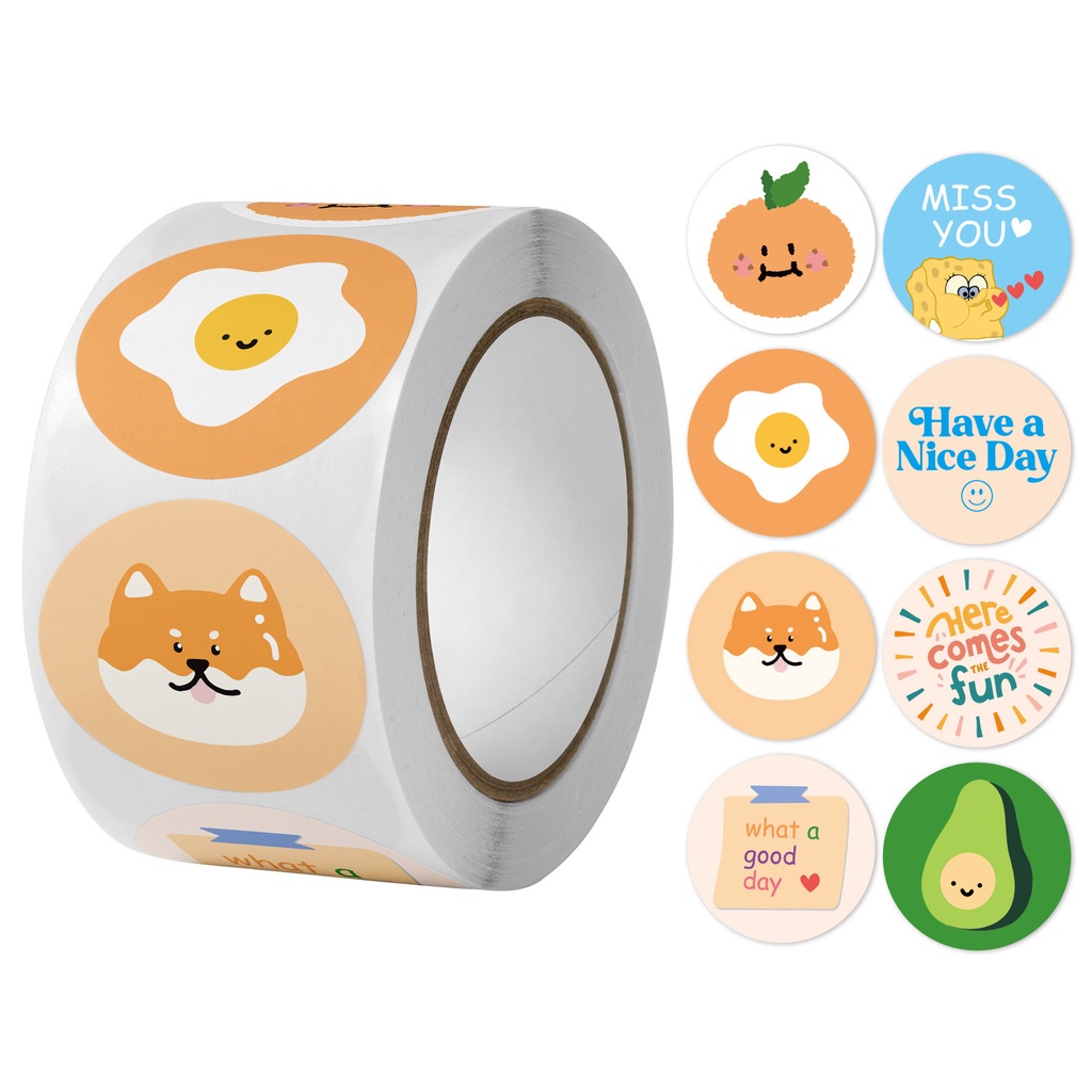 Jual Sticker reward anak / sticker birthday / sticker label 1 roll ...