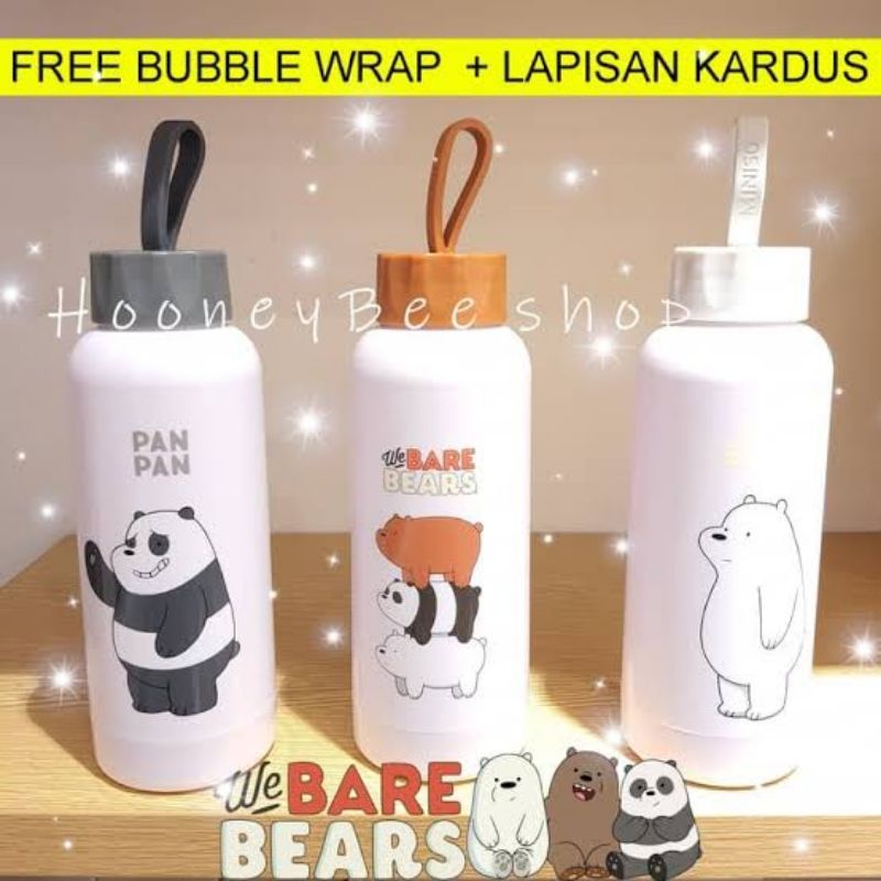 Jual Botol Minum Miniso The Bare Bears Shopee Indonesia 4884