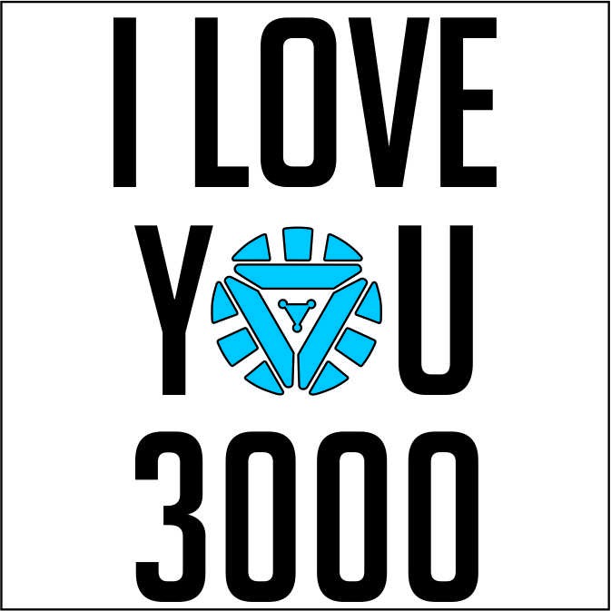 Jual sticker mobil i love you 3000 | Shopee Indonesia