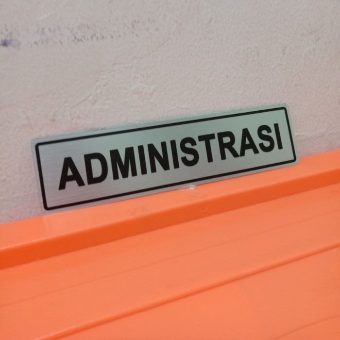 Jual SIGN LABEL K3 RAMBU ADMINISTRASI UKURAN 4X18CM | Shopee Indonesia