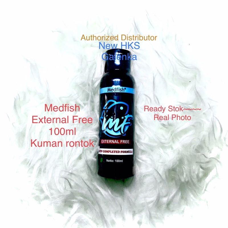 Jual Obat Ikan External Free 30ml 100ml Medfish anti bakteri parasit ...