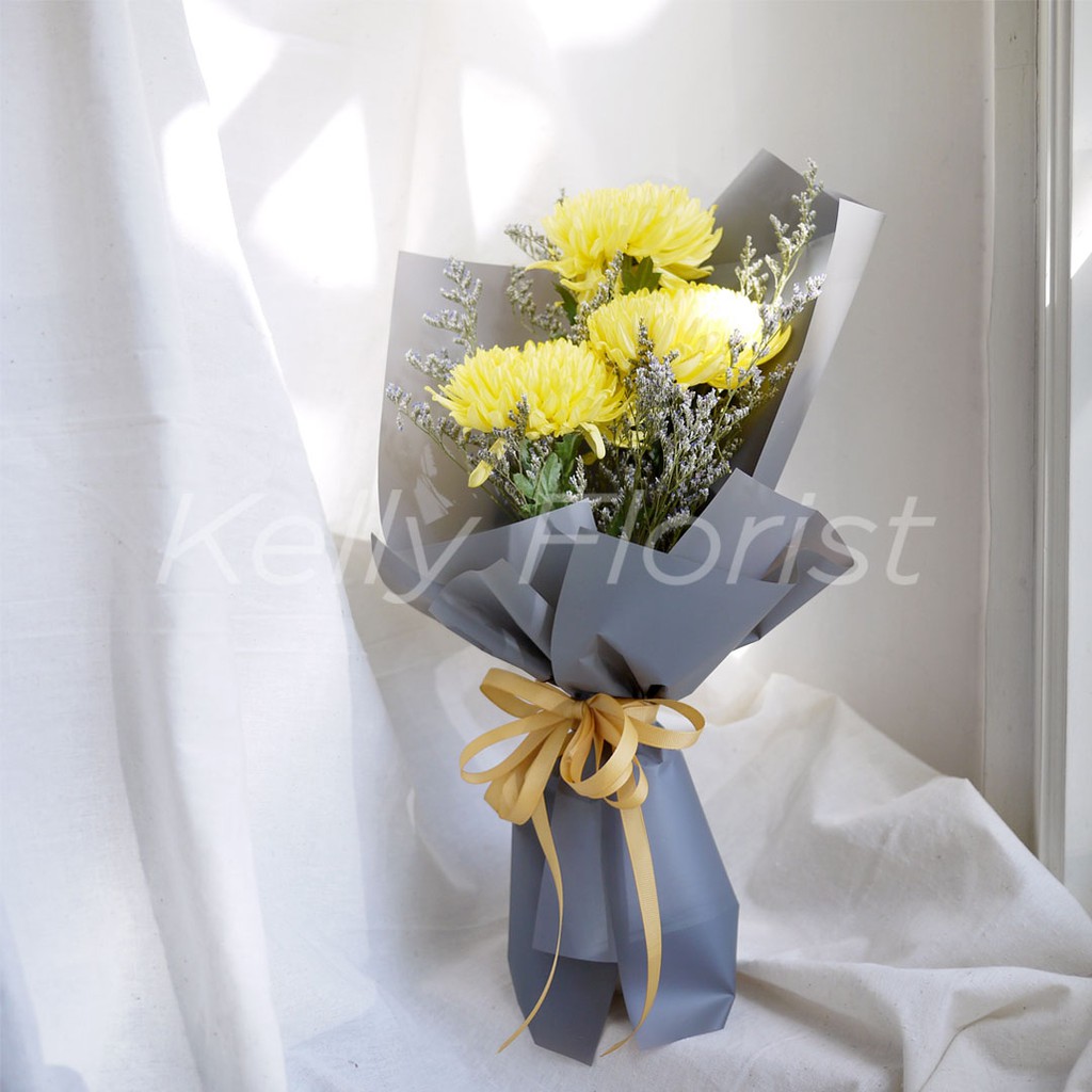 Jual Hand Bouquet Fresh Flower / Buket Bunga Ulang Tahun Segar ...
