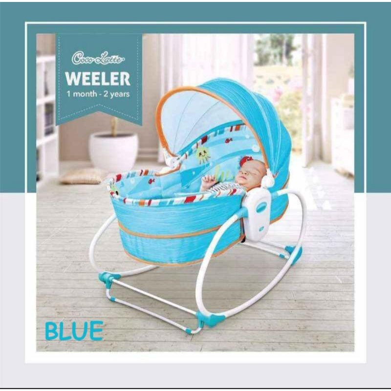 Jual Cocolatte Weeler 5in1 rocker and preloved / baby bed / tempat tidur bayi / ayunan