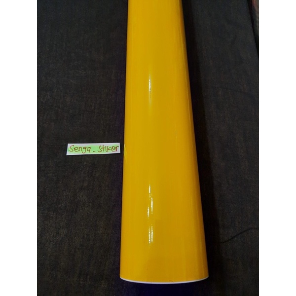 Jual skotlet kuning tua glossy 45 cm * 1 meter stiker kuning tua stiker ...