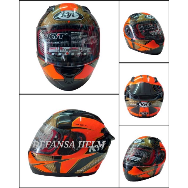 Jual HELM KYT FULL FACE RC7 MOTIF RC SEVEN MOTIF SERIES RC KYT