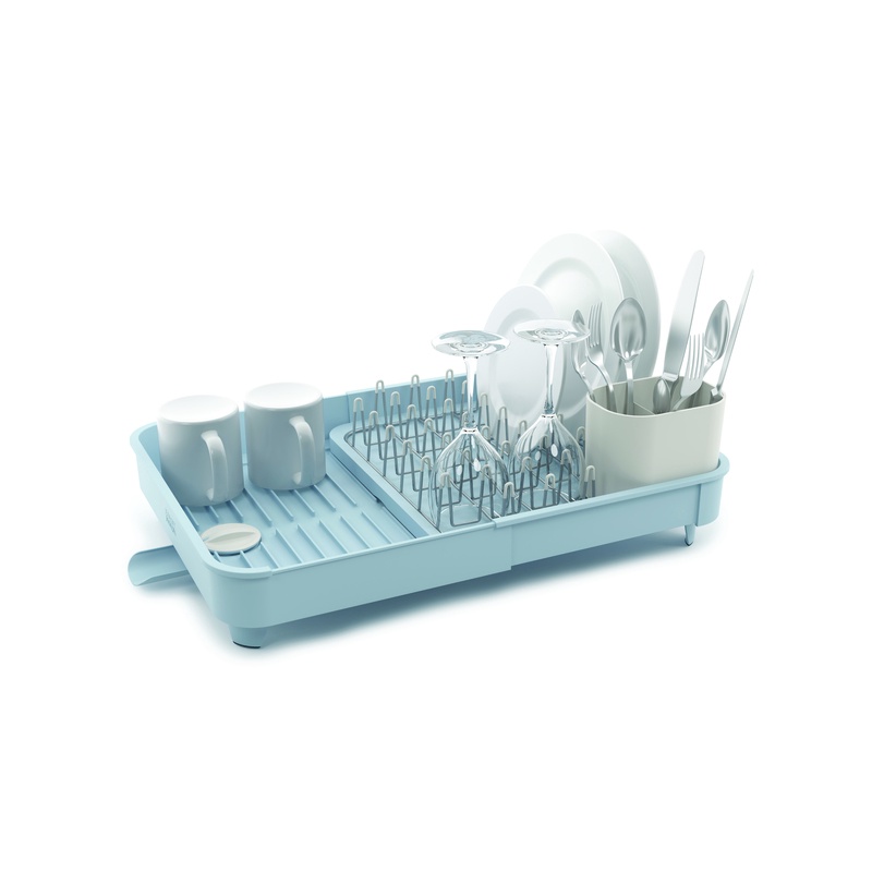 Jual Joseph Joseph Extend Expandable Dish Drainer Grey Blue Shopee Indonesia
