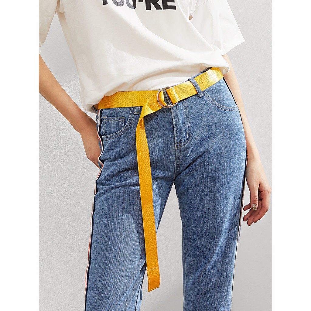 Jual Ikat Pinggang Wanita Polos Model Korea Import / Ring Belt Murah