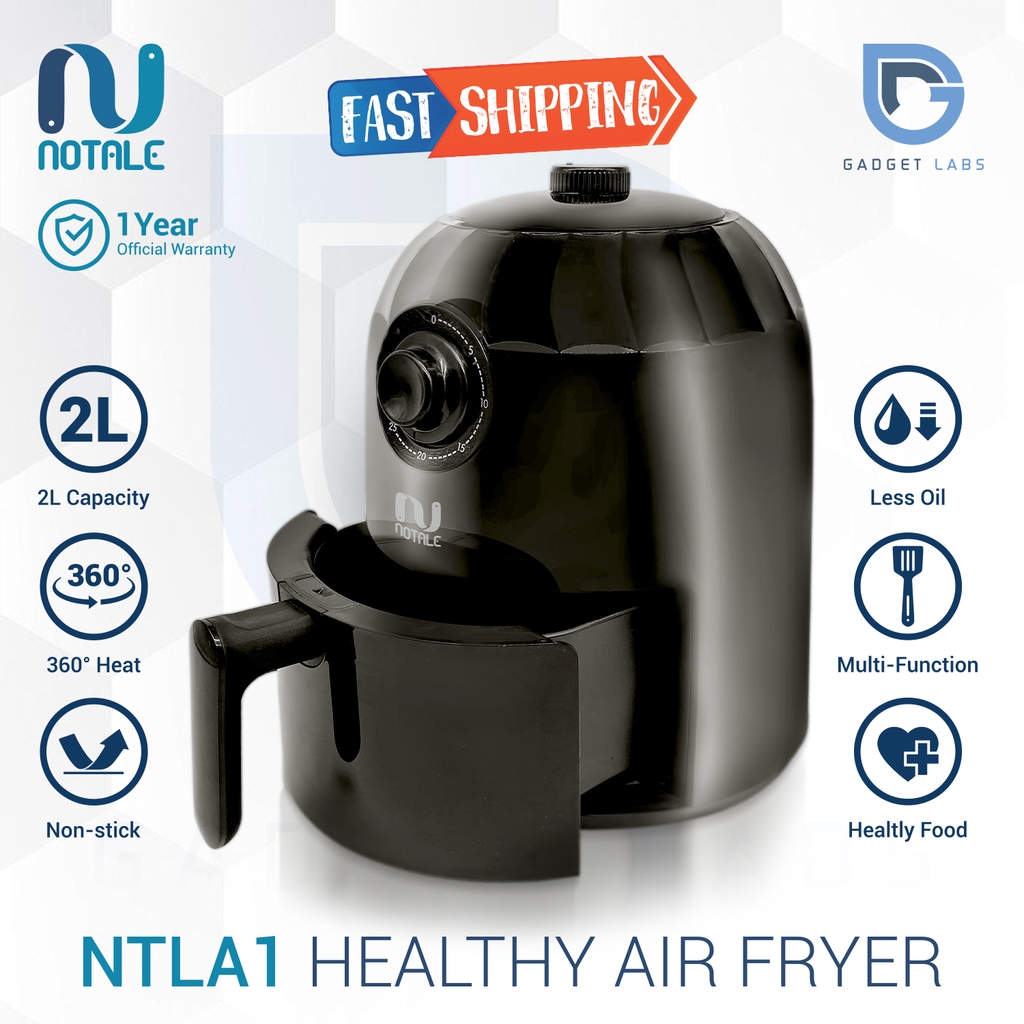 Jual Notale 2L Air Fryer Mesin Penggoreng Tanpa Minyak | Shopee Indonesia