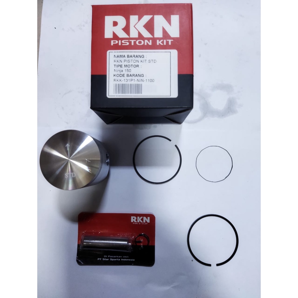 Jual PISTON SEHER NINJA STD RIKEN PISTON KIT NINJA 150 STD RKN JAPAN