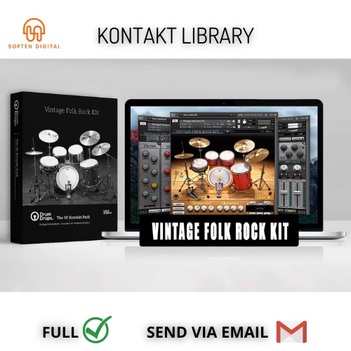 Jual Drum DD Vintage Folk Rock Kit library preset KONTAKT | Shopee ...