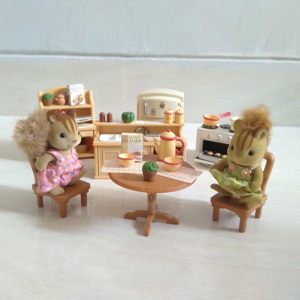 Jual Sylvanian Families Country Kitchen Set / Dining ( dapur dan meja