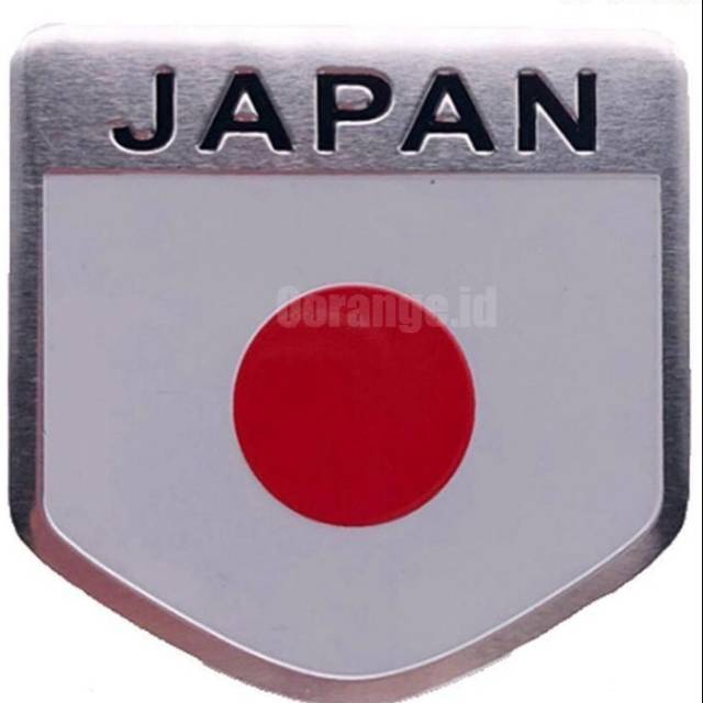 Jual Emblem Bendera Jepang Logo Jepang Stiker 3d Jepang Bahan Metal Shopee Indonesia