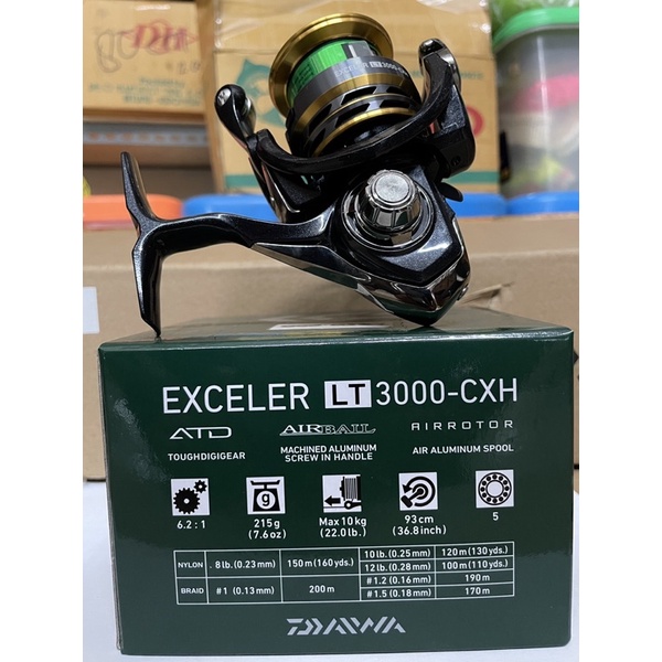 Jual reel daiwa exceler lt 3000 - 3000 d - Jakarta Barat - Pacific