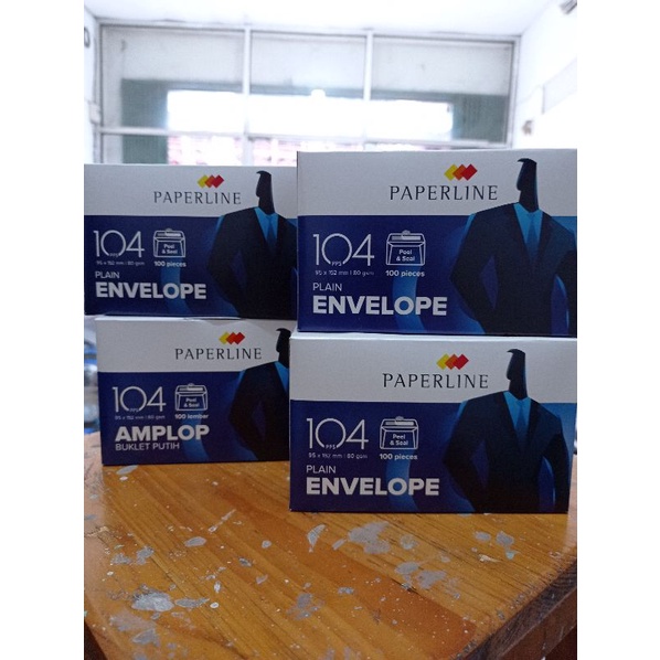 Jual Amplop paperline 104 PPS 100 LEMBAR | Shopee Indonesia