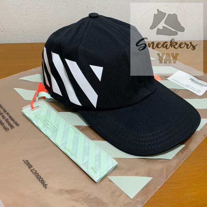 Off white outlet diagonal baseball cap