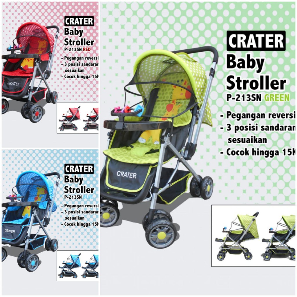 Harga stroller hot sale shopee