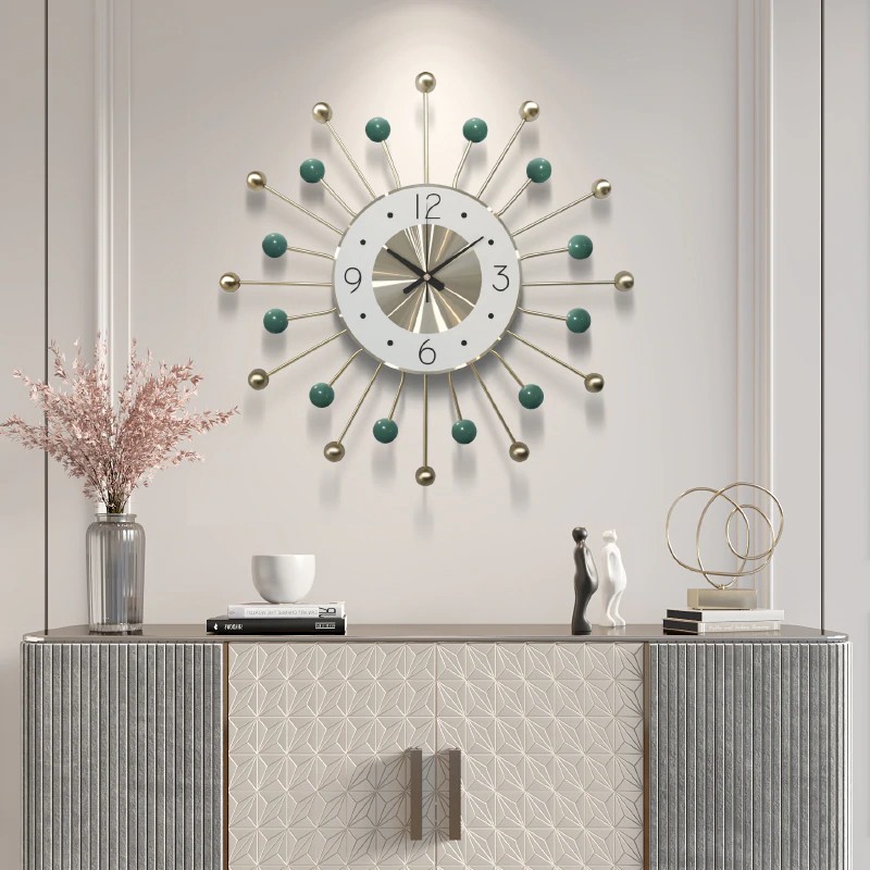 Jual Dekorasi Dinding Ruang Tamu 49cm Nordic clock wall clock modern