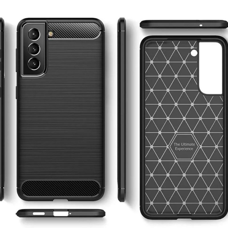 Jual SAMSUNG S21 S21 FE S24 FE SILIKON CASE CARBON KARBON FIBER LINE