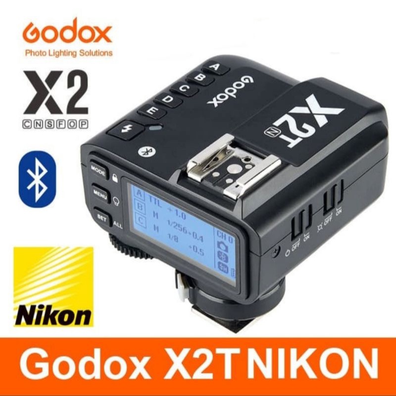 Jual TRIGGER GODOX X2T TRANSMITTER FOR CANON,NIKON,SONY,FUJI,OLYMPUS ...
