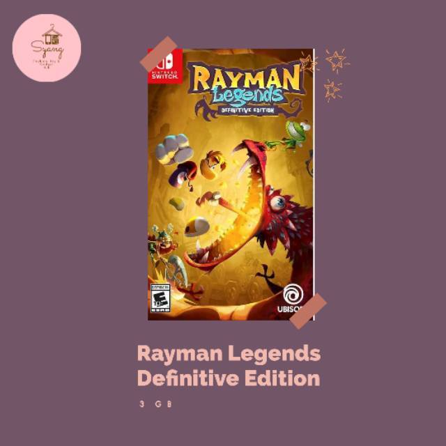 Jual Rayman Legends Nintendo Switch Legend | Shopee Indonesia