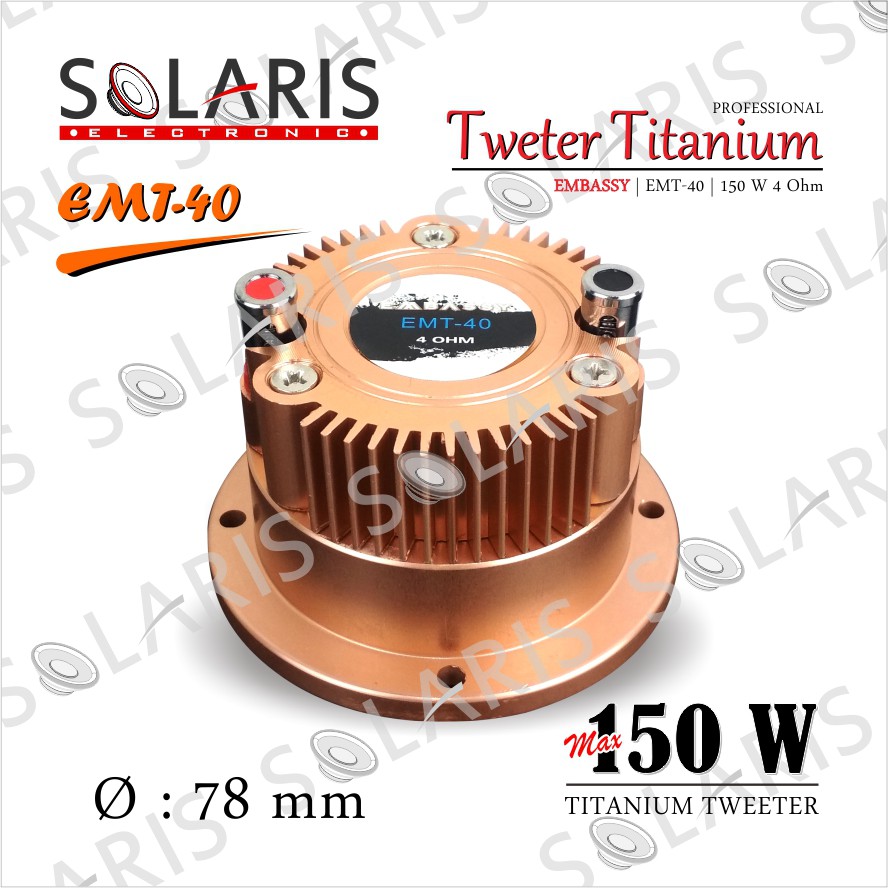 Jual TWEETER TITANIUM EMBASSY EMT-40 | Shopee Indonesia