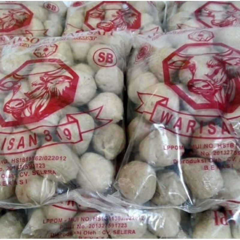 Jual Bakso Sapi Sb Warisan 700gr Isi 50 Butir 100 Halal Shopee Indonesia