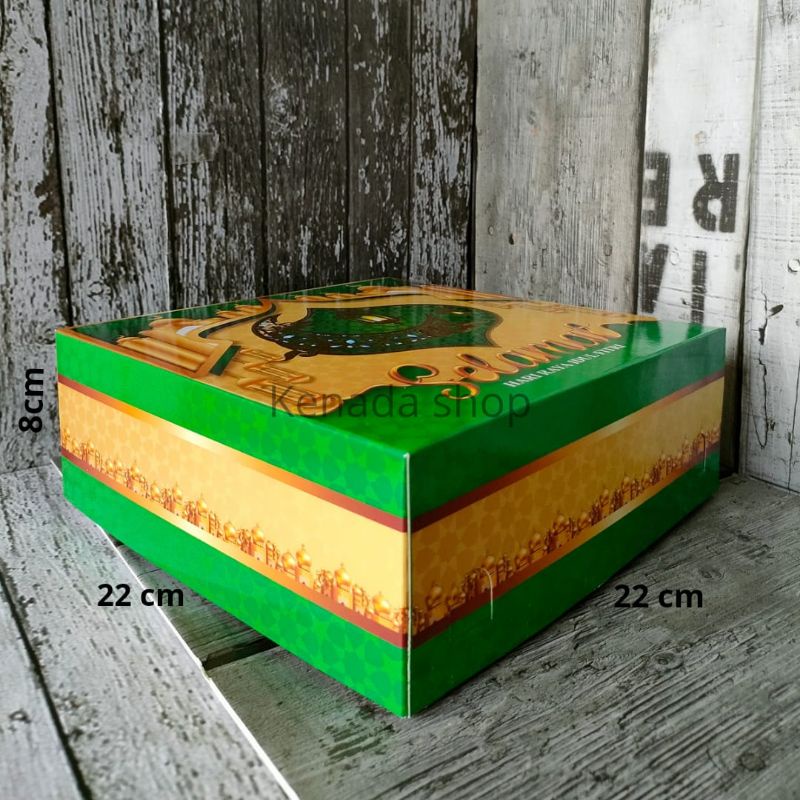 Jual Spring -Box Kue ukr 22 Packaging Idul fitri ( harga per 5 pcs ...