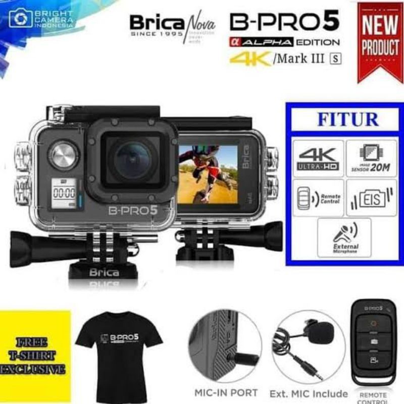 Jual Brica B Pro 5 Alpha Edition 4k Mark Iii S Ae3s Black Seri Eis Action Camera Shopee Indonesia