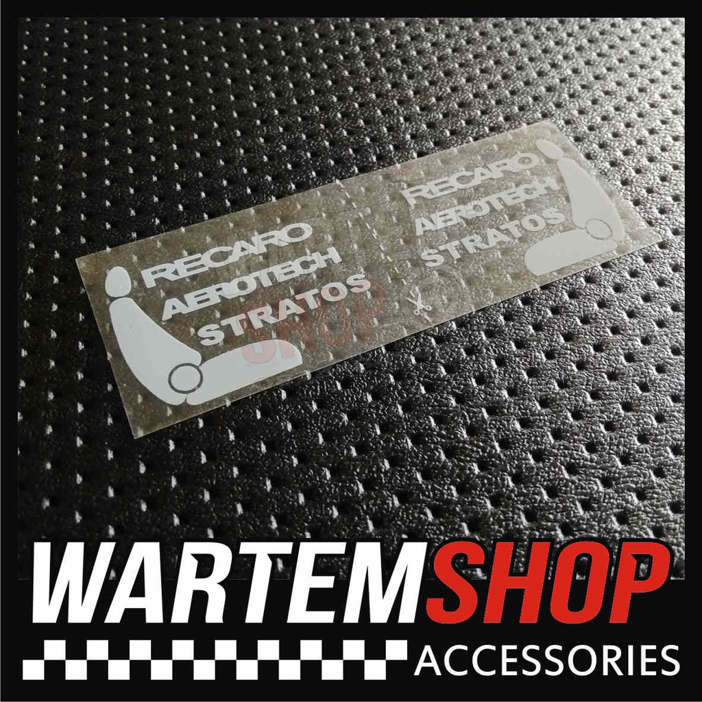 Jual STICKER BEST ON RECARO TRASPARANT | Shopee Indonesia