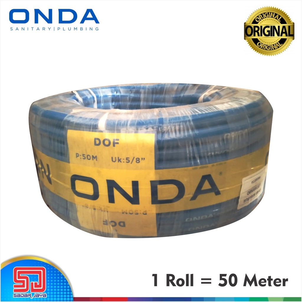 Jual Onda Dof Biru Selang Air Taman Flexible Lentur Meter