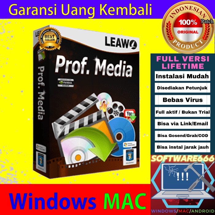 Jual Software Toolbox Multimedia: Leawo Prof. Media 11 [WIN] | Shopee ...