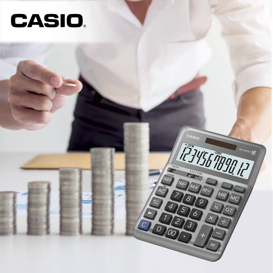 CASIO KALKULATOR DM-1200FM - Kalkulator Kantor - 12 digit (4)