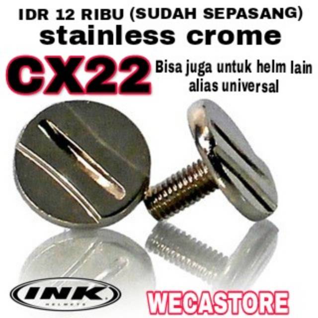 Jual Baut Helm universal ink cx22 cx800 kyt vog mds