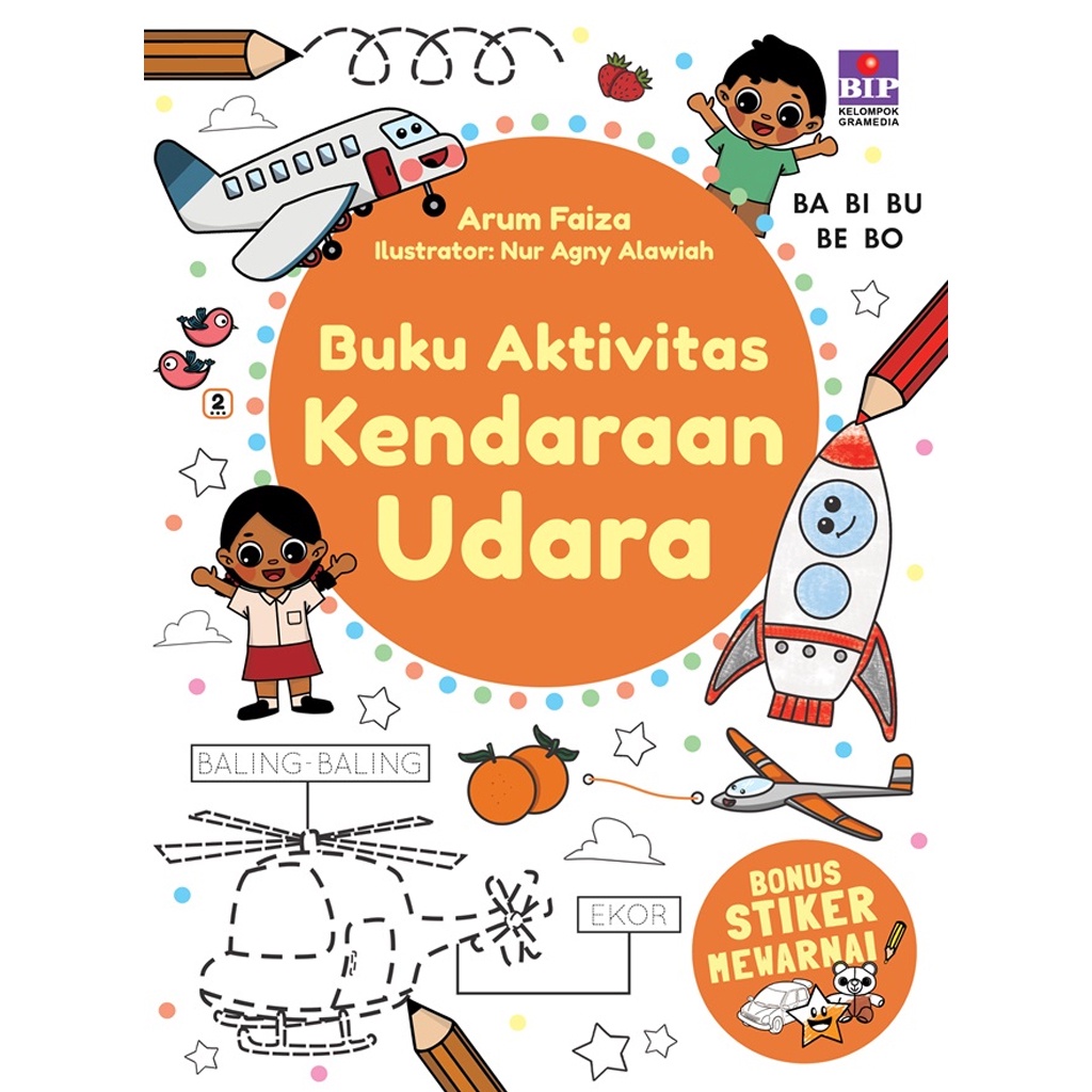 Jual Gramedia Bali - SERI BUKU AKTIVITAS KENDARAAN UDARA (BONUS STIKER ...