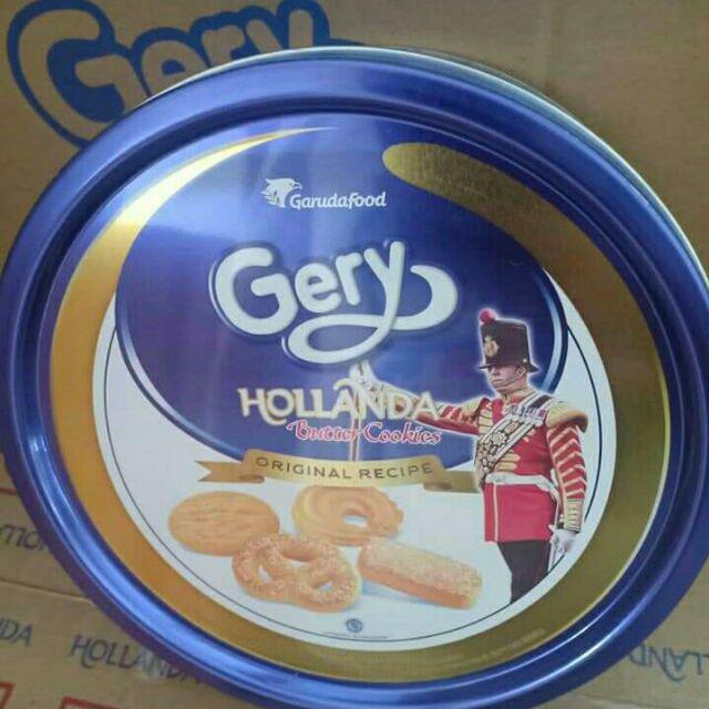 Jual Gery butter cookies / egg roll / holland butter cookies /cocolatos