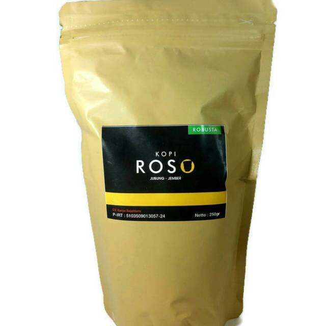 Jual Kopi Roso Roasting dan Bubuk 2 Varian Rasa 200gr | Shopee Indonesia