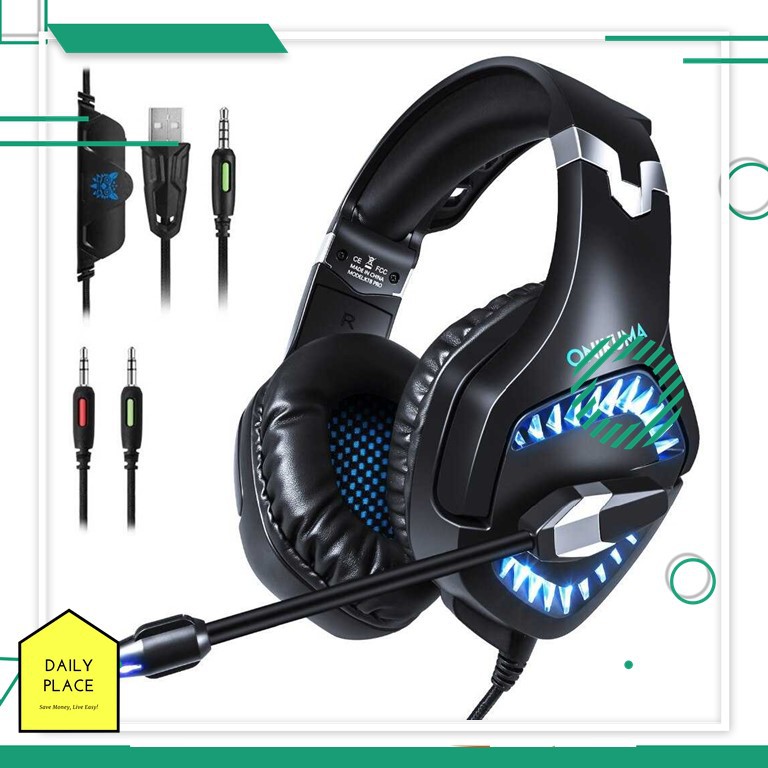 Jual Headset Gaming Headset Super Bass Led With Mic Hunterspider