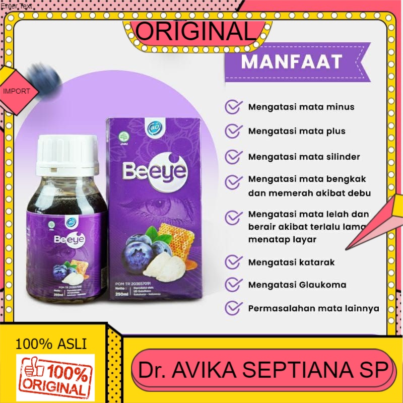Jual 100% ASLI BEEYE Original Madu Mata Minus 100% Asli Sembuh Buat ...