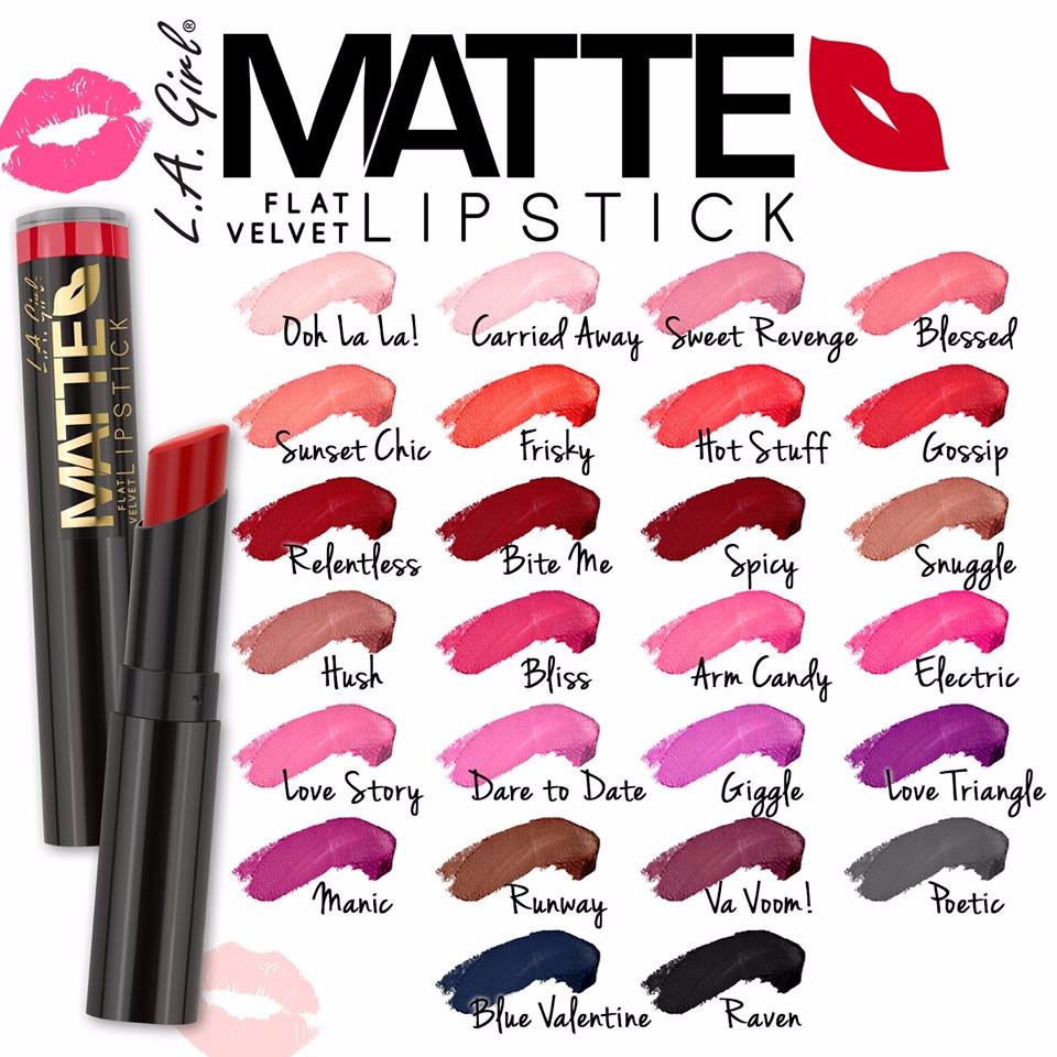 Jual LA Girl Matte Flat Velvet Lipstick Shopee Indonesia