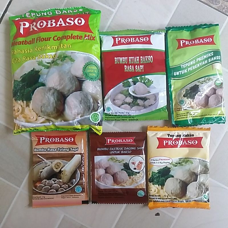 Jual Tepung Premiks Probaso Adonan Bakso 1 Paket Shopee Indonesia